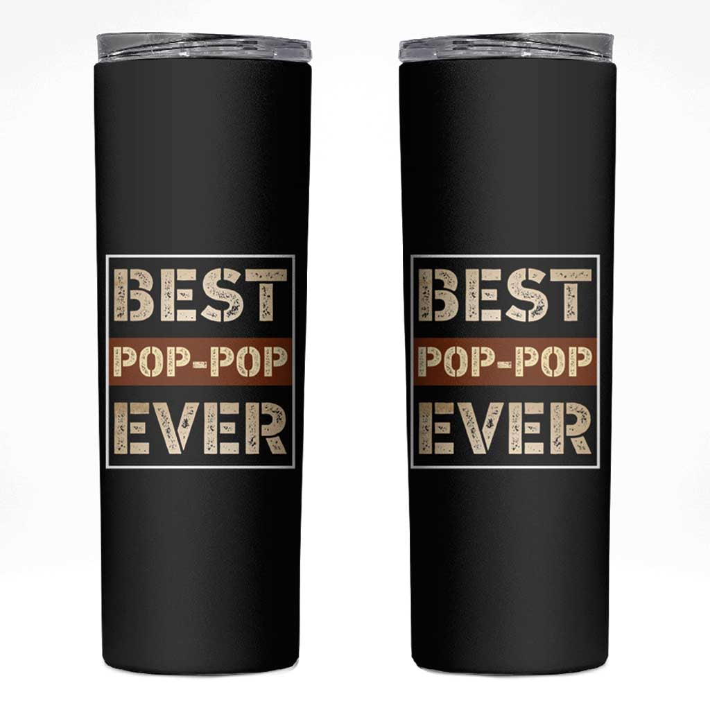Grandpa Skinny Tumbler Best Pop-Pop Ever Vintage Fathers Day Gift - Wonder Print Shop