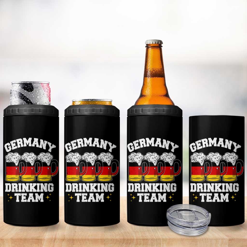 Germany Drinking Team 4 in 1 Can Cooler Tumbler Germany Flag Beer Festivals Oktoberfest - Wonder Print Shop