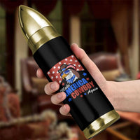 Funny Cowboy Bullet Tumbler Make American Cowboy Again Western Eagle