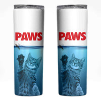 Paws Parody Skinny Tumbler Cat Mouse Humorous Cat Chasing Mouse Kitten