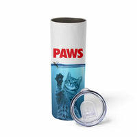 Paws Parody Skinny Tumbler Cat Mouse Humorous Cat Chasing Mouse Kitten