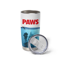 Paws Parody Tumbler Cup Cat Mouse Humorous Cat Chasing Mouse Kitten