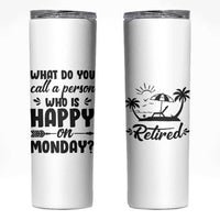 Funny Retirement Gifts Skinny Tumbler Happy Retiree Gag Farewell Present For Coworkers
