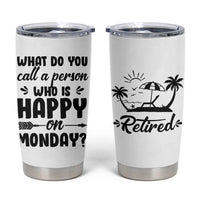 Funny Retirement Gifts Tumbler Cup Happy Retiree Gag Farewell Present For Coworkers