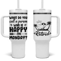 Funny Retirement Gifts Tumbler With Handle Happy Retiree Gag Farewell Present For Coworkers