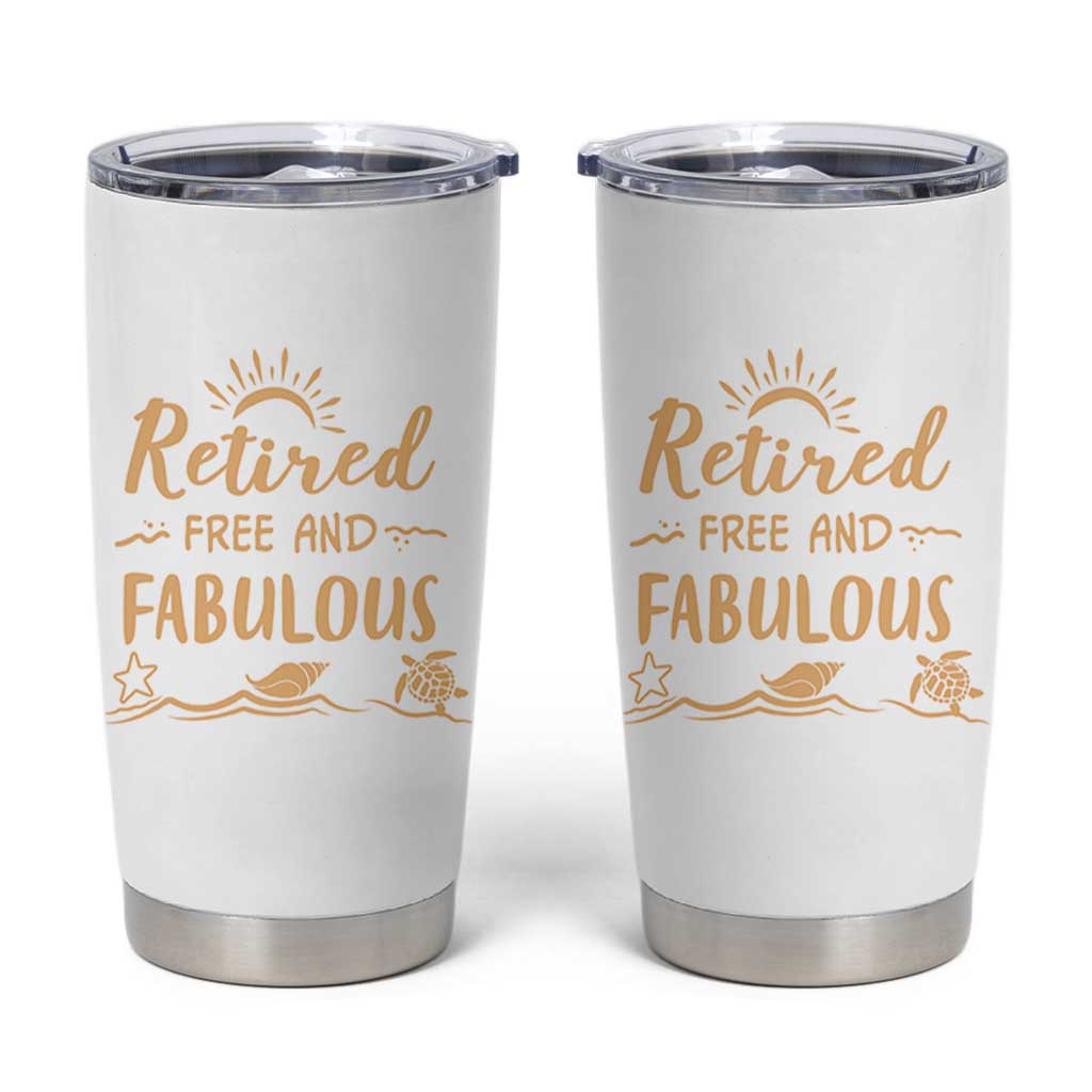 Retirement Gift for Woman 2026 Tumbler Cup Goodbye Gifts Retired Free And Fabulous