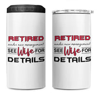 Retirement Gifts For Men 2026 4 in 1 Can Cooler Tumbler Husband Boyfriend Father Retired Under New Management