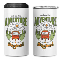 Goodbye Gifts 4 in 1 Can Cooler Tumbler And So The Adventure Begins Coworker Leaving Farewell Gift