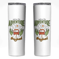 Goodbye Gifts Skinny Tumbler And So The Adventure Begins Coworker Leaving Farewell Gift