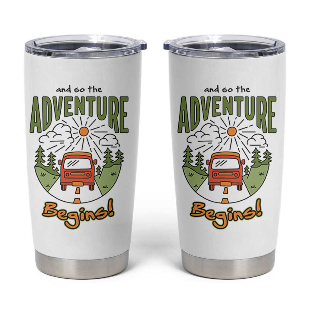 Goodbye Gifts Tumbler Cup And So The Adventure Begins Coworker Leaving Farewell Gift