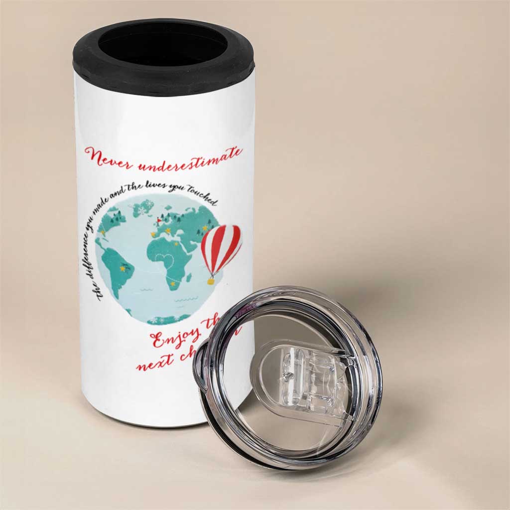 Retirement Gifts for Women 2024 4 in 1 Can Cooler Tumbler Coworker Leaving Farewell Gifts For Boss Coworkers Friends - Wonder Print Shop