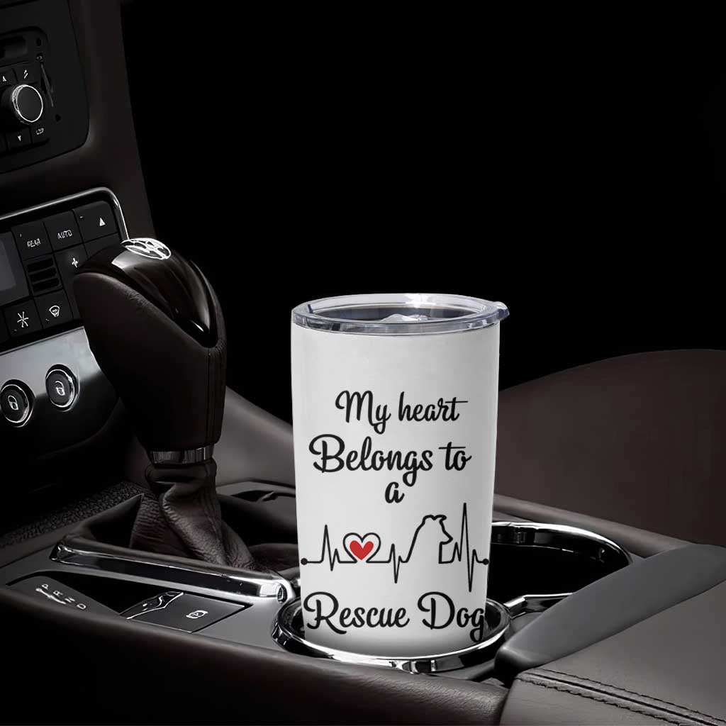 Rescue Dog Tumbler Cup Animal Adopt Foster Animal Shelter Volunteer Dog Lovers