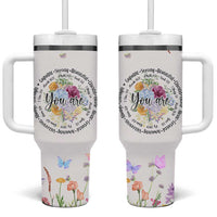 Christian Gifts for Women Tumbler With Handle Inspirational Religious Present Faith Jesus God Bible Verse Gift
