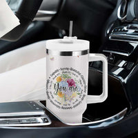Christian Gifts for Women Tumbler With Handle Inspirational Religious Present Faith Jesus God Bible Verse Gift