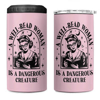 Book Lovers Gifts For Women 4 in 1 Can Cooler Tumbler Funny Readers Librarians Bookaholics