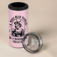 Book Lovers Gifts For Women 4 in 1 Can Cooler Tumbler Funny Readers Librarians Bookaholics