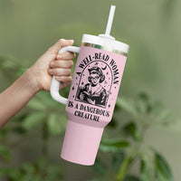 Book Lovers Gifts For Women Tumbler With Handle Funny Readers Librarians Bookaholics