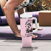 Book Lovers Gifts For Women Tumbler With Handle Funny Readers Librarians Bookaholics