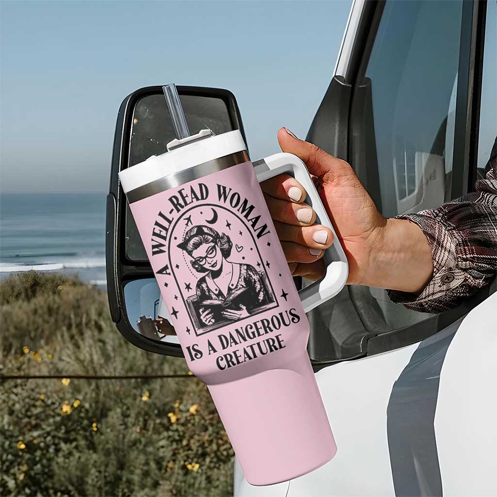 Book Lovers Gifts For Women Tumbler With Handle Funny Readers Librarians Bookaholics