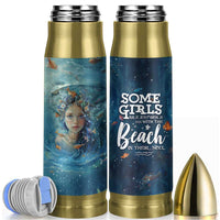 Beach Lovers Gifts For Women Bullet Tumbler Some Girls Are Just Born With The Beach In Their Souls
