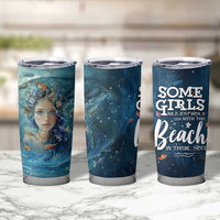Beach Lovers Gifts For Women Tumbler Cup Some Girls Are Just Born With The Beach In Their Souls