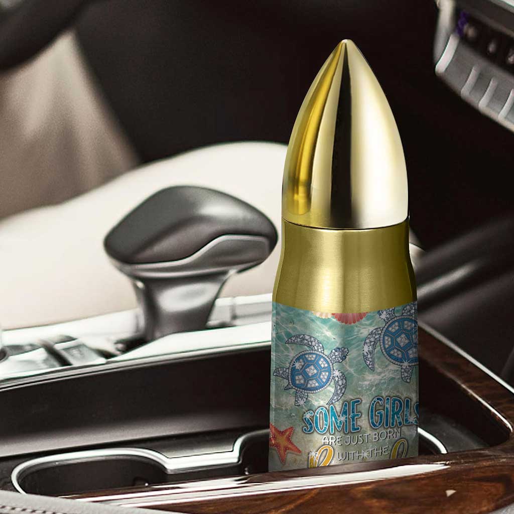 Beach Gifts For Women Bullet Tumbler Some Girls Are Just Born With The Beach In Their Souls