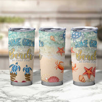 Beach Gifts For Women Tumbler Cup Some Girls Are Just Born With The Beach In Their Souls