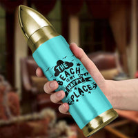 Beach Vacation Bullet Tumbler The Beach Is My Happy Place Summer Holiday Gift