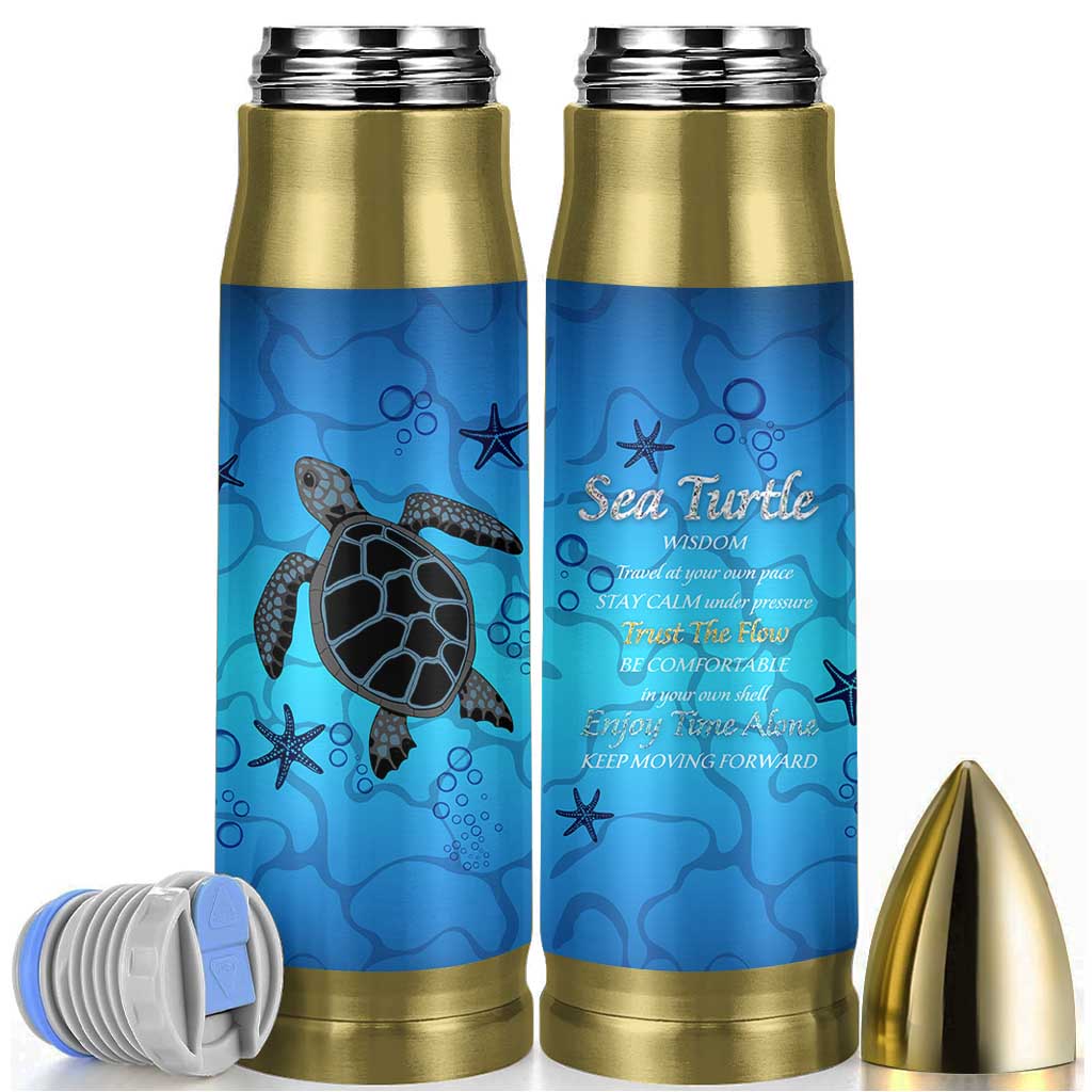 Sea Turtle Gifts For Women Bullet Tumbler Ocean Beach Themed Animal Lover Gift