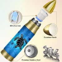 Sea Turtle Gifts For Women Bullet Tumbler Ocean Beach Themed Animal Lover Gift