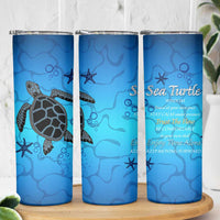 Sea Turtle Gifts For Women Skinny Tumbler Ocean Beach Themed Animal Lover Gift