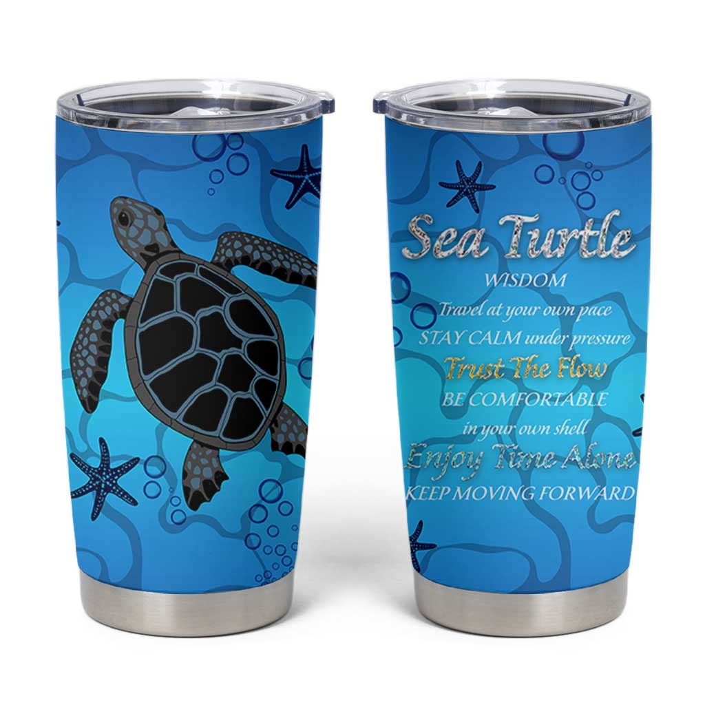 Sea Turtle Gifts For Women Tumbler Cup Ocean Beach Themed Animal Lover Gift