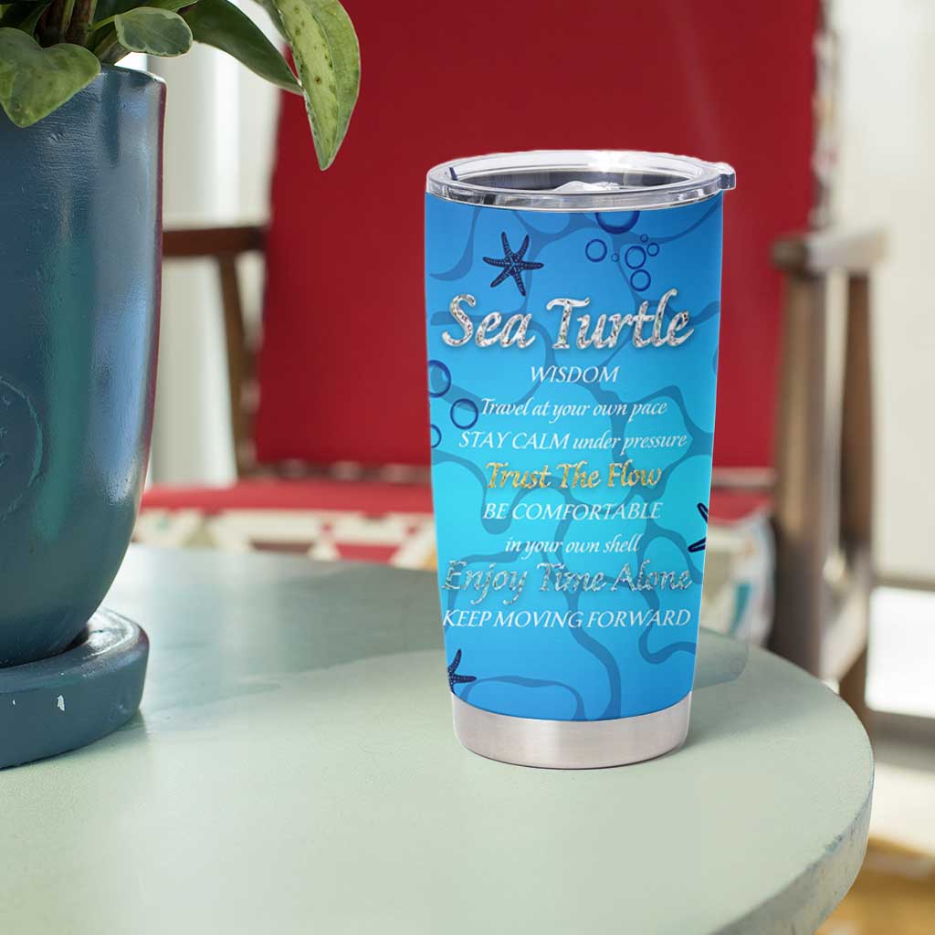 Sea Turtle Gifts For Women Tumbler Cup Ocean Beach Themed Animal Lover Gift