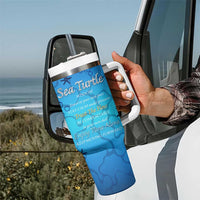 Sea Turtle Gifts For Women Tumbler With Handle Ocean Beach Themed Animal Lover Gift