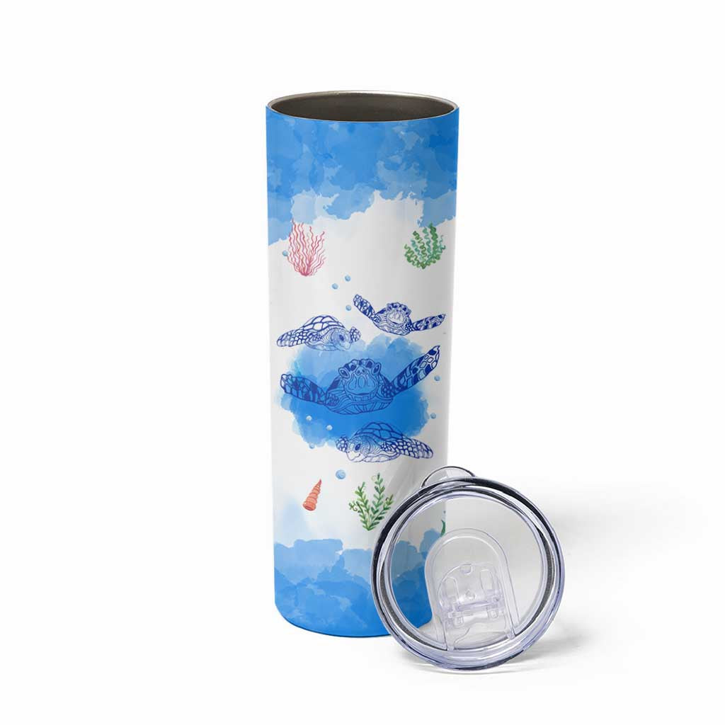 Gifts For Sea Turtle Lovers Skinny Tumbler Cute Animal Lover Gifts For Women Girl