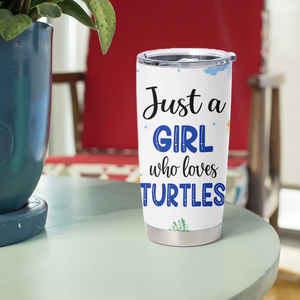 Gifts For Sea Turtle Lovers Tumbler Cup Cute Animal Lover Gifts For Women Girl