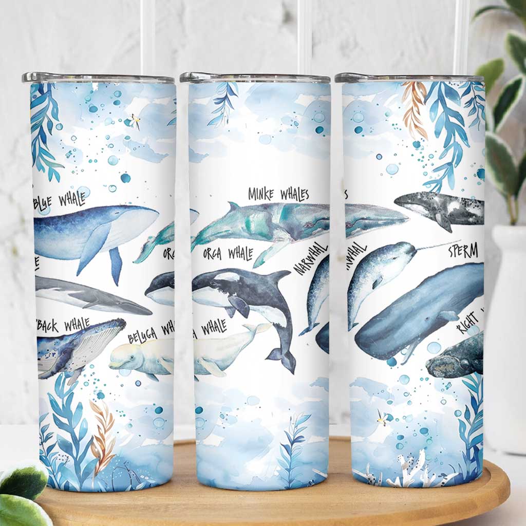 Shark Lovers Skinny Tumbler Ocean Animal Species Of Sharks