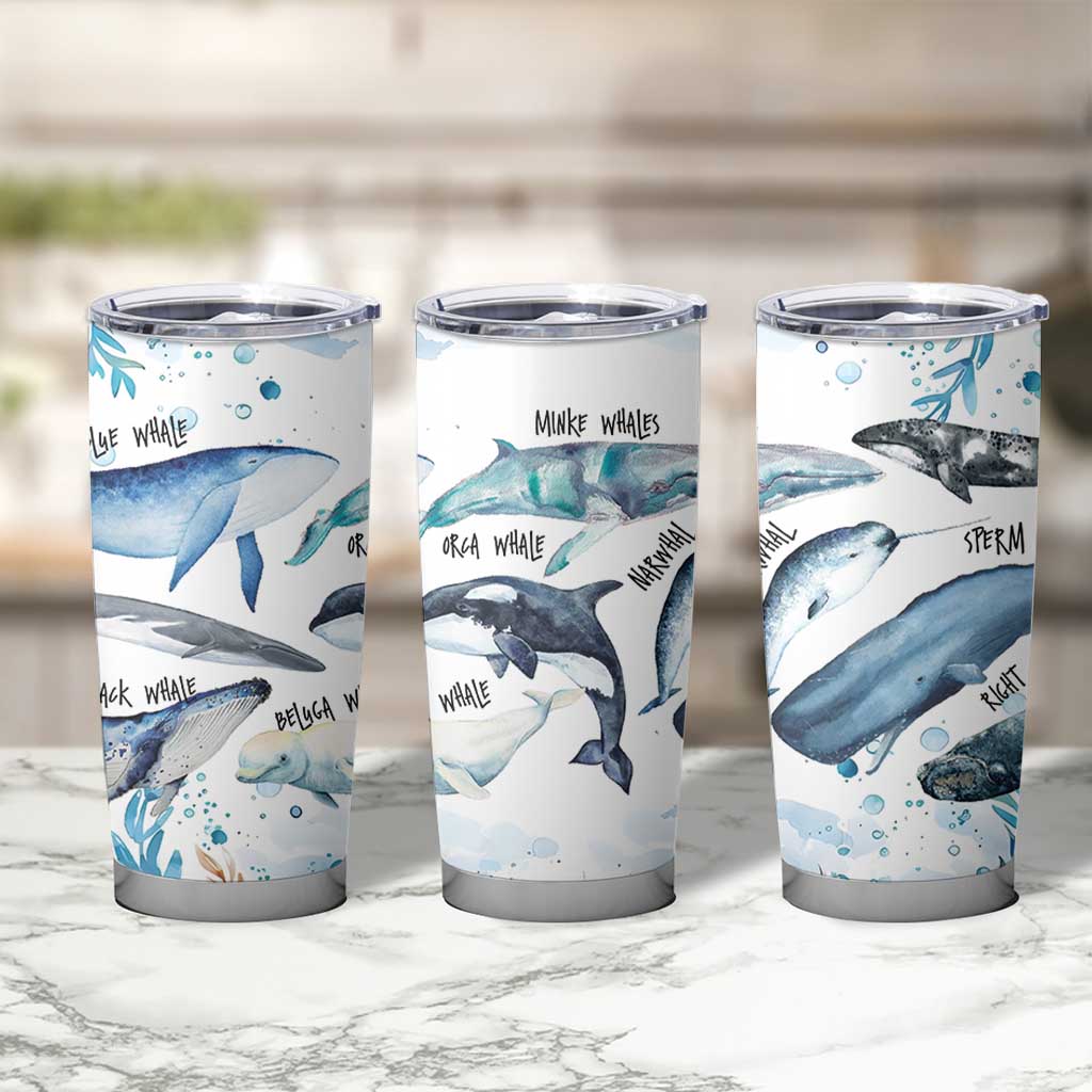 Shark Lovers Tumbler Cup Ocean Animal Species Of Sharks