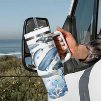 Shark Lovers Tumbler With Handle Ocean Animal Species Of Sharks