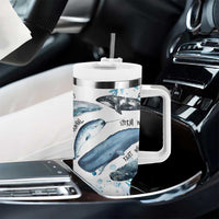 Shark Lovers Tumbler With Handle Ocean Animal Species Of Sharks