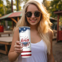 Dad Gifts From Kids Skinny Tumbler Five Star Dad Fathers Day American Flag