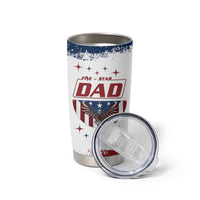Dad Gifts From Kids Tumbler Cup Five Star Dad Fathers Day American Flag