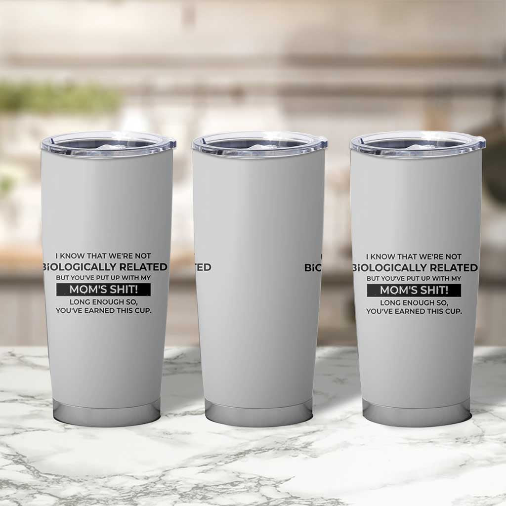 Funny Bonus Dad Gifts Tumbler Cup Stepdad Fathers Day - Wonder Print Shop