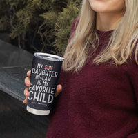 My Daughter In Law Is My Favorite Child Tumbler Cup Fathers Day