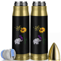 Alzheimer's Awareness Bullet Tumbler I Will Remember For You Support Alzheimer