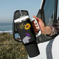 Alzheimer's Awareness Tumbler With Handle I Will Remember For You Support Alzheimer