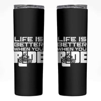 Funny Motorcycle Skinny Tumbler Bike Motorcyclist Motorcycle Rider Biker Club