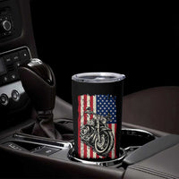 Real Grandpas Ride Motorcycles Tumbler Cup Some Grandpas Play Bingon American Flag