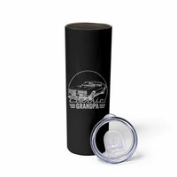 Funny Grandpa Classic Car Graphic Skinny Tumbler Father's Day Grandpa Gift