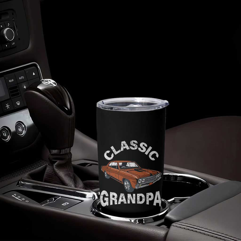 Funny Grandpa Classic Car Tumbler Cup